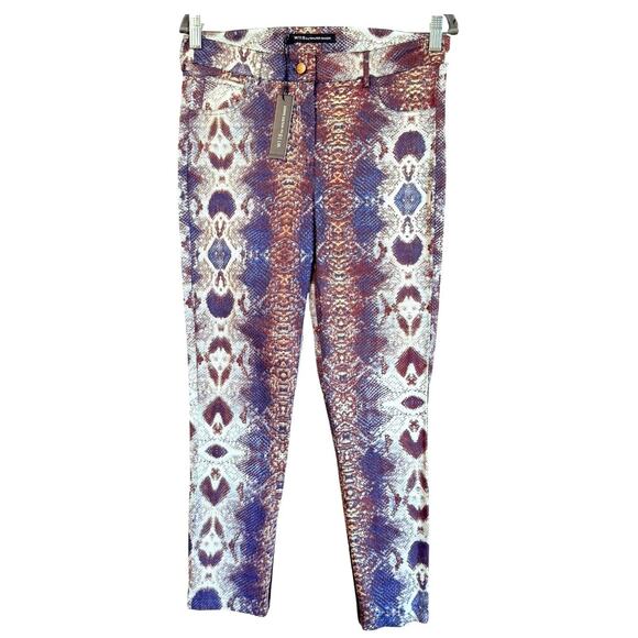 Walter Baker W118 Melody Pants Saphire Snakeskin Print...